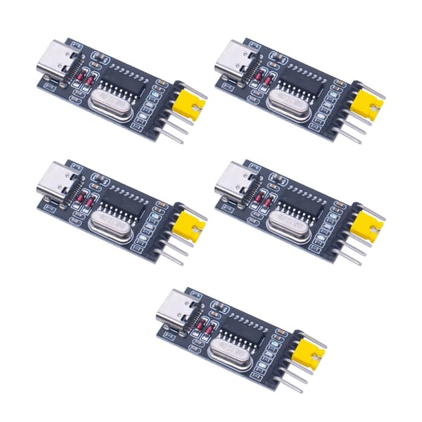 5 stk. USB til seriell adapter for CH340G overspenning 3,3V 5V USB til UART