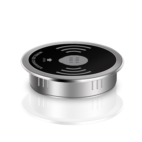 Opladerholder Base Mount Universal Smartphone Strømadapter Bordpladeoplader
