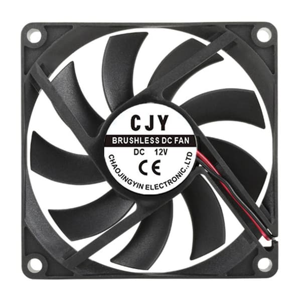 80 mm 5V/12V/24V Stillegående PC-vifte for datamaskin PC-kabinett GPU CPU