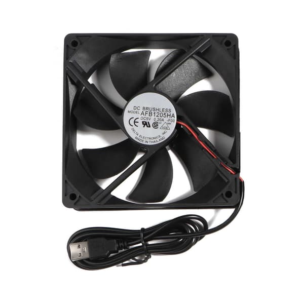 CPU-kjølevifte 120x120mm PC-server USB CPU-kjøleradiator CPU-kjølevifte