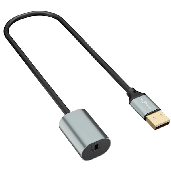 Rask USB CREATE fiberoptisk kabel for uforfalsket lydstrømming