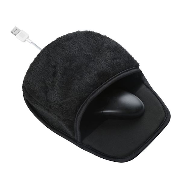 Oppvarmet musematte håndvarmer USB oppvarmet gaming musematte gave til menn kvinner