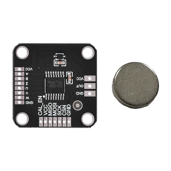 Højpræcisions magnetisk encodermodul 21Bit opløsning PWM SPI Kompakt