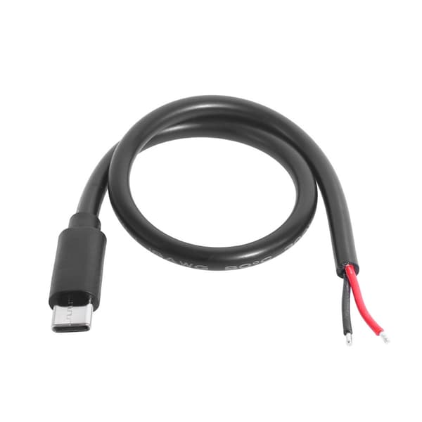DIY-montering Type C hann ladekabel 2P tykk 35W strømkabel