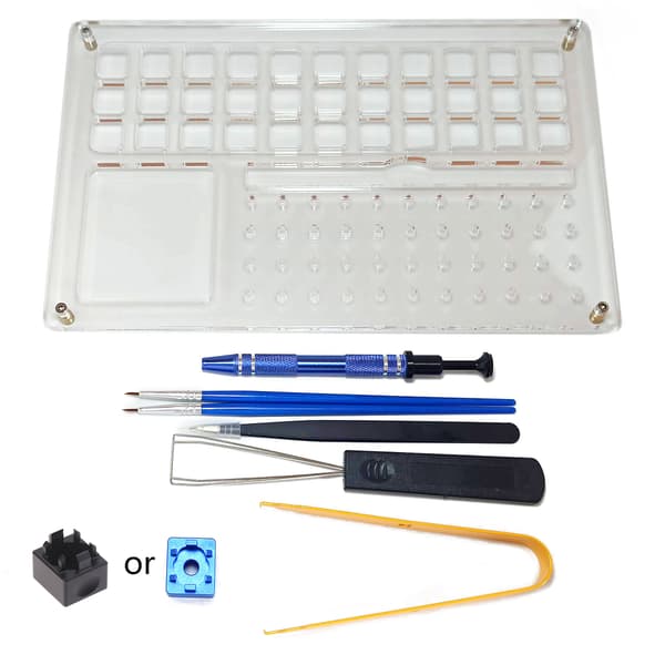 33 Smørestation Switch Tester Åbner Keycaps DIY Dobbeltlags Fjernelsesplatform