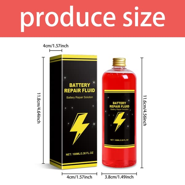Batterivårdsvätska 100ml Långvarig för Optimal Kraft & Förlängd Livslängd