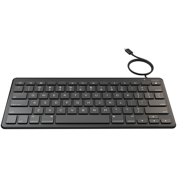 ZAGG Trådat Tangentbord Lightning Keyboard Wired Black Nordic