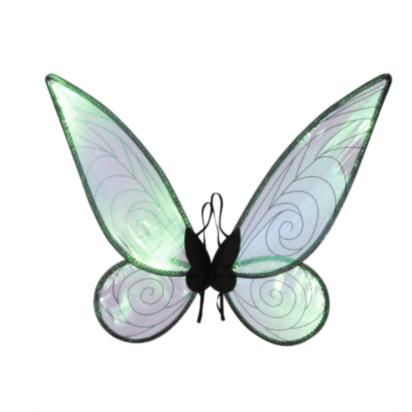 Shiny Fairy Wings Voksen Transparent Wings Halloween-kostyme black