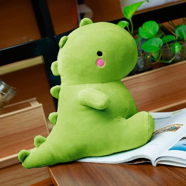 Sødt Dinosaur Plys Legetøj, Fed Dinosaur Plys Legetøj Dukker, Blød Plys Plys Dino Plys, Fødselsdagsgaver-Blå 12 Tommer