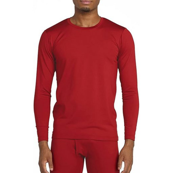 Thermal i fleece för män, varm thermal red