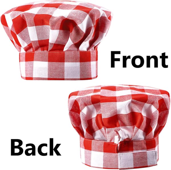 2. Kockdräkt Kockmössa Set för vuxen Bakerförklädehatt