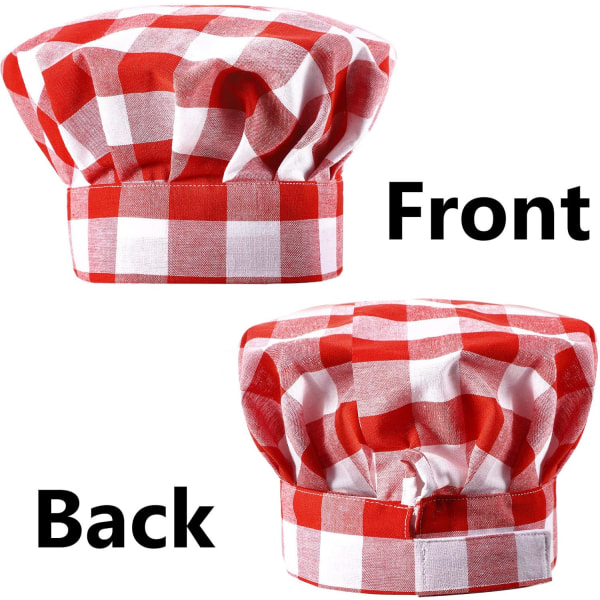 2 stk Kokkedress Kokkehatt Sett for voksne Bakerforklelue