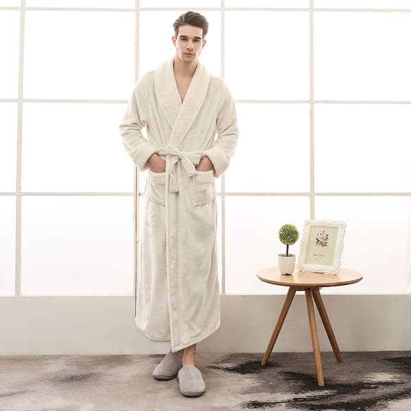 XL Storlek Höst och vinter lång och plus size flann