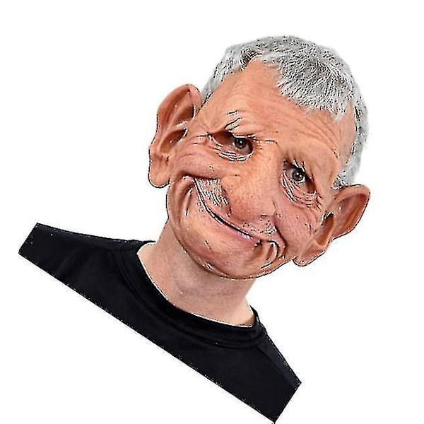 Halloween Isot Korvat Vanha Mies Naamio Pelottava Mies Päähine Kokonaamio Cosplay Juhlatarvikkeet