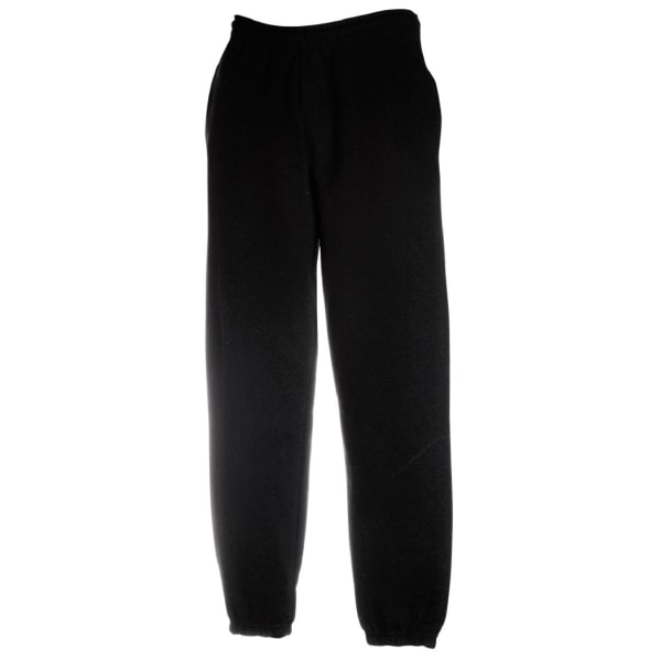 Fruit Of The Loom Joggers Elastisk Mansjett Svart Black M