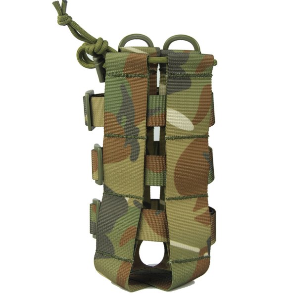 Multifunksjonell vannflaskeholderpose Justerbar vannkoker med doble fatspenner utendørs C Cp Without Shoulder Strap