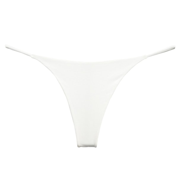 Kvinnor Underkläder Micro G-string Underbyxor Bikini Underkläder White White L