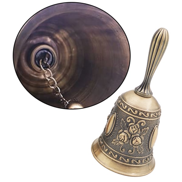 Vintage Bell Hand Bells, Christmas Jingle B style 1
