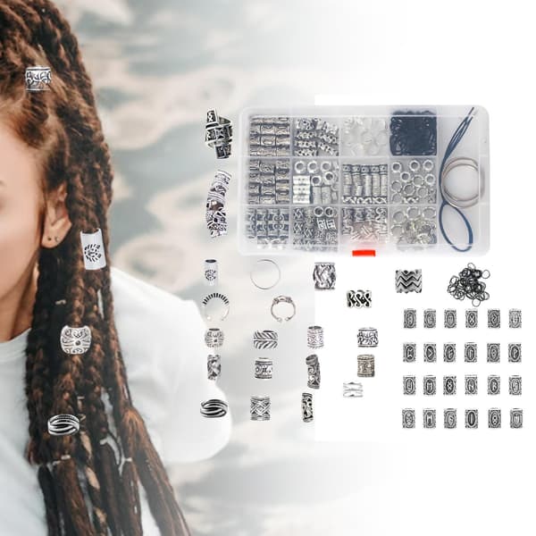 1/2/3/5 180x Dreadlocks Beads Dread Locks Hår Flet hår