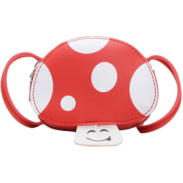 Små flickor Crossbody axelväska Casual Mushrooms Handväska Söt handväska för barn NO:6