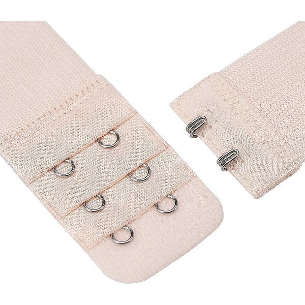BH-forlenger i 6 deler - Elastisk forlenger - 2 kroker 3 rader Hudfärg
