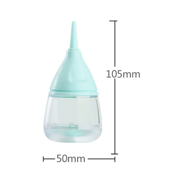 Hushållsdjursmjölksflaska Transparent bärbar amningsflaska för husdjur för inomhusbruk Blue