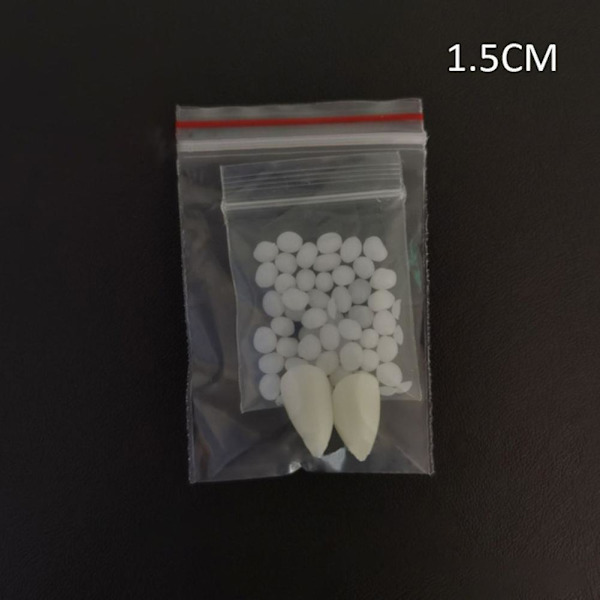 Halloween dekorasjon Halloween heks nese Halloween kostyme rekvisitter Heks falsk nese Cosplay Latex Halloween dekorasjoner til hjemmet 1.5cm Fangs