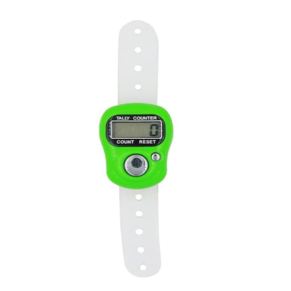 Elektronisk offentlig teller med LED-display multicolor