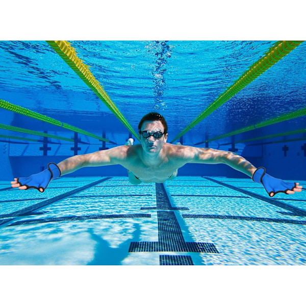 2 par svømmehandsker Aquatic Swim Training Handsker Neopren Handsker Webbed Fitness Vandtæt træning