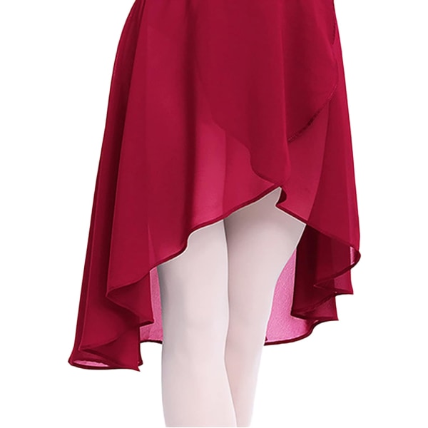 Ballettdans Chiffon skjørt for kvinner/jenter. Justerbar midjeomslag