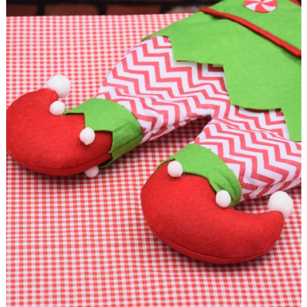 Julgodispåse dekoration presentpåse Red