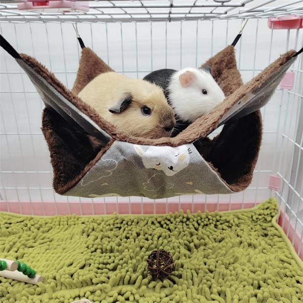 Fåglar Hängmatta Plysch Hängande Hus mådjur Ekorre 2 Layer Hammock Beds null - 3 null - 3 S