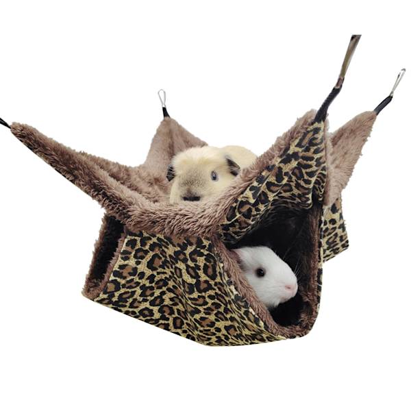 Fåglar Hängmatta Plysch Hängande Hus Smådjur Ekorre 2 ayer Hammock Beds null - 3 null - 3 L