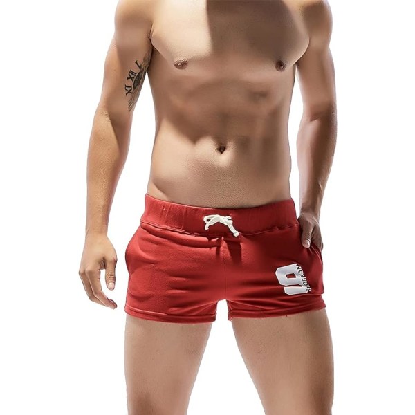 Løpeshorts 3" Inseam Bodybuilding treningsshorts for menn