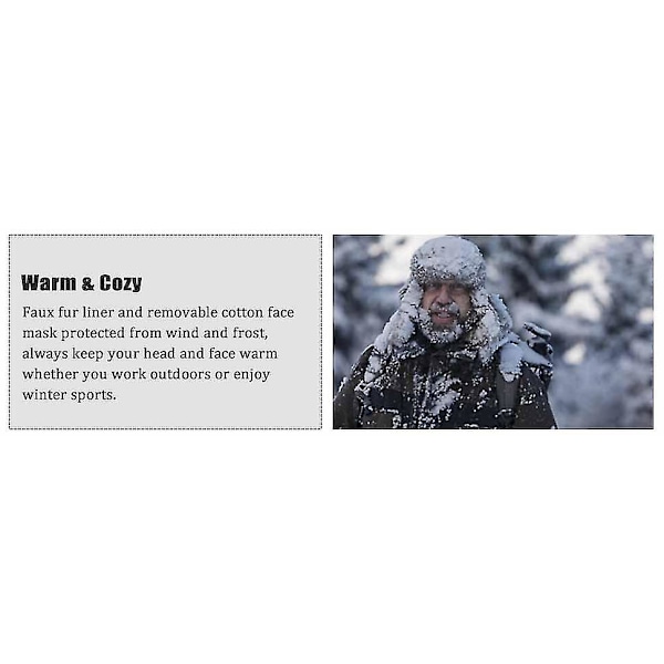 Unisex Vinter Ear Flap Trapper Bomber Hat holder varmen, mens du står på skøjter på ski eller andre udendørs aktiviteter Pink