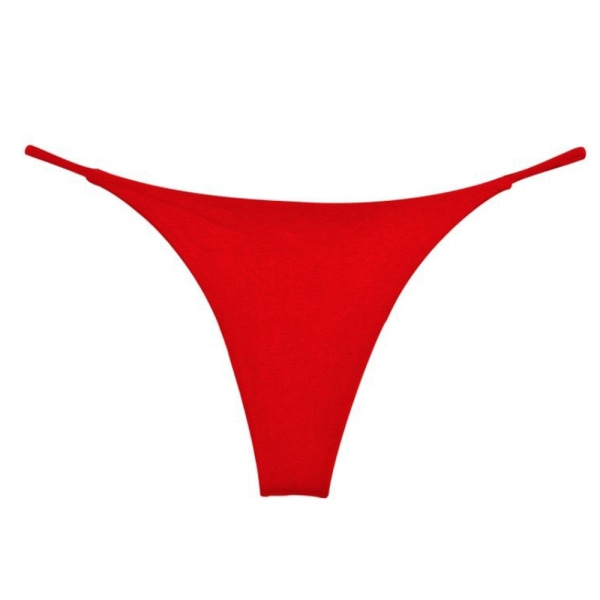 Kvinnor Underkläder Micro G-string Underbyxor Bikini Underkläder Red Red L