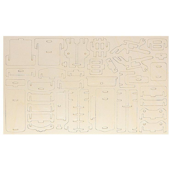 34 kpl Nukkekotikalusteet / Nukkekaappikalusteet puiset beige