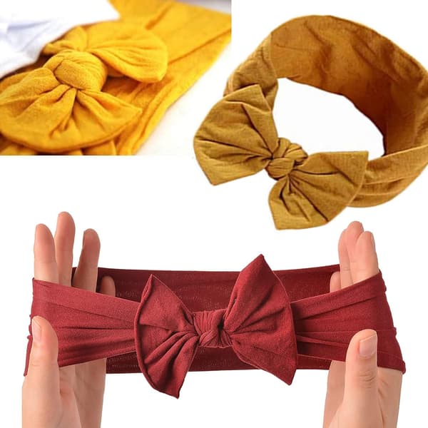 Baby nylon pannband Elastisk båge pannband