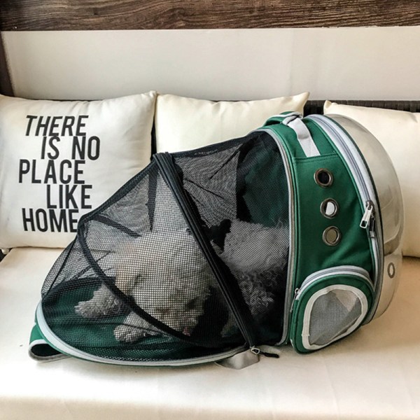 Pet Cat Hund Ryggsäck Bärare Valp Resetält Utomhus Astronaut Bärväska Red