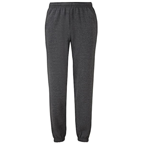 Fruit Of The Loom Joggingbyxor/joggingbot för män Elasticed Cuff Dark Heather Dark Heather M