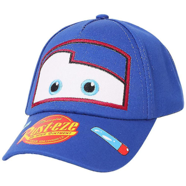 Barn Pojkar Flickor Bilar Lightning Mcqueen Baseball Cap Hatt Barn Sommar Solskydd Cap Utomhus Blue