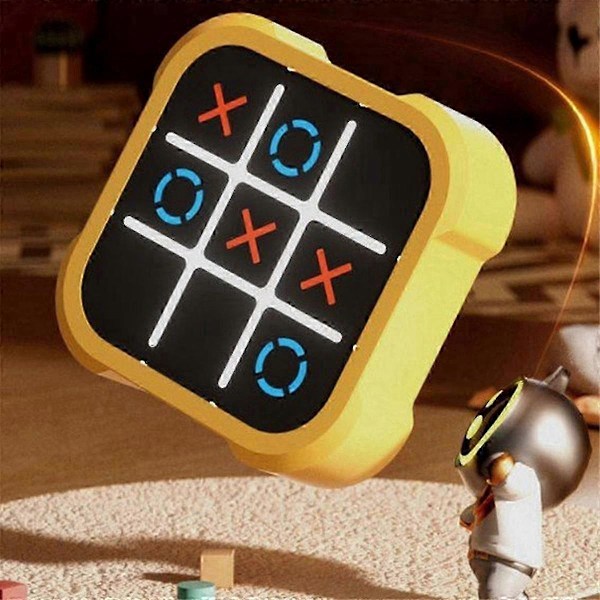 Tic-Tac-Toe Pusselspel Roligt Spel Barn Förbättra Fokus Utbildning Tänkande Utmaningar Logikövning Smart Schackpjäs Leksak