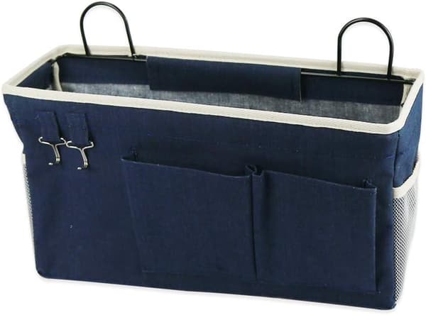 Bedside Caddy/Sängbordshängande organizer med krokar