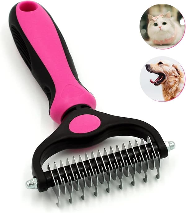 Grooming Dematting Comb Tool Kit - Dobbeltsidig rett