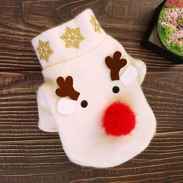 Pet Hund Kläder Älg mönster Jul kostym Andas hund