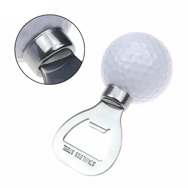 Golfbollsflasköppnare Golftema Ölflasköppnare Rolig kyl Ölöppnare Golfare Nyhet Present till golfälskare Verktyg Red