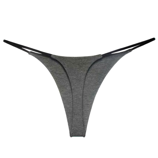 Dame Undertøy icro G-string Briefs Bikini Undertøy Grå Grey M