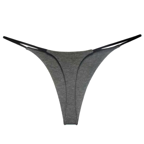 Kvinnor Underkläder icro G-string Underbyxor Bikini Underkläder Black Black M