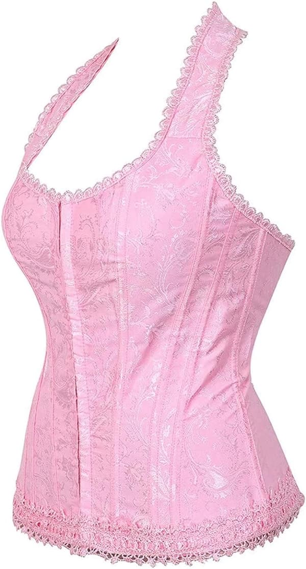 Korsett for kvinner Overbust Bustier Topp Gothic Sexy Shoulder 603 603 2XL