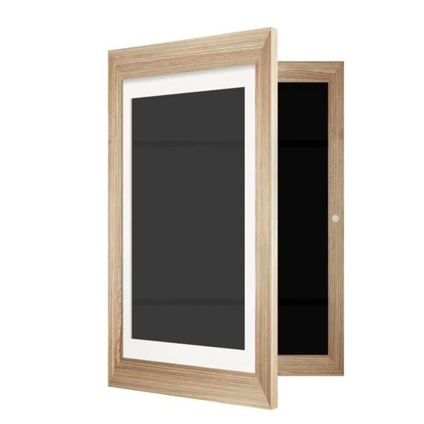 Barnekunstrammer Front-åpne Enkelt skifte Kunstrammetegninger Artwor Wood